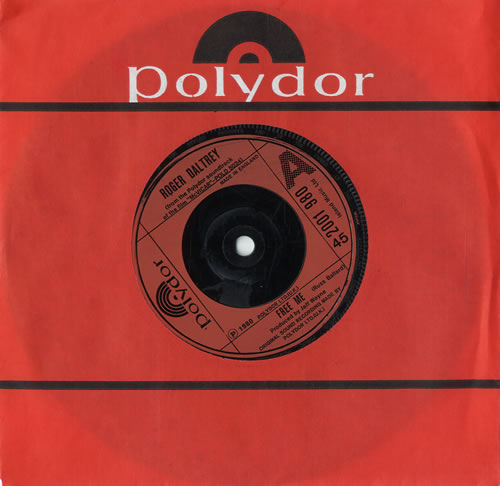 Roger Daltrey Free Me 7" vinyl single (7 inch record / 45) UK RGD07FR550705