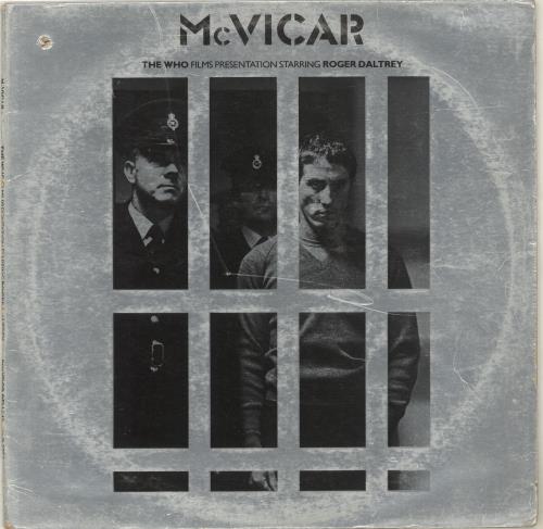 Roger Daltrey McVicar - Clear Vinyl - deletion hole vinyl LP album (LP record) UK RGDLPMC32648