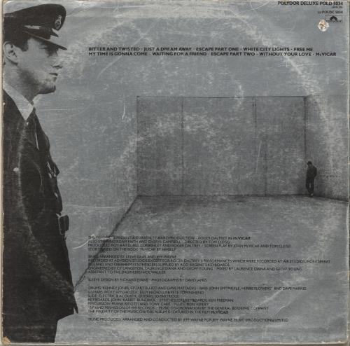 Roger Daltrey McVicar - Clear Vinyl - deletion hole vinyl LP album (LP record) UK RGDLPMC32648