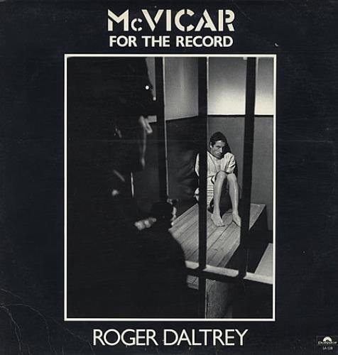 Roger Daltrey McVicar For The Record vinyl LP album (LP record) US RGDLPMC326542