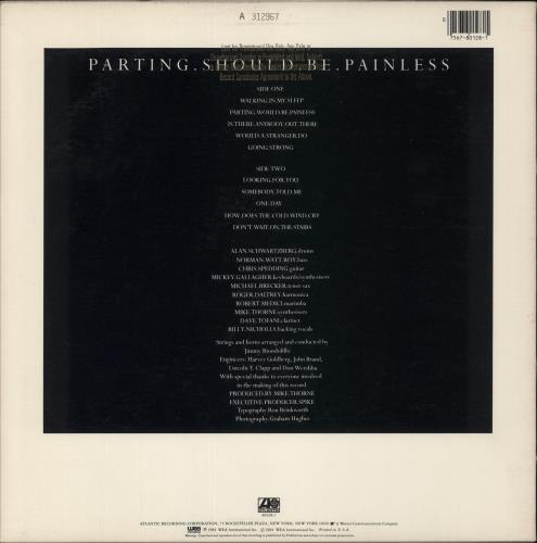 Roger Daltrey Parting Should Be Painless vinyl LP album (LP record) US RGDLPPA874098