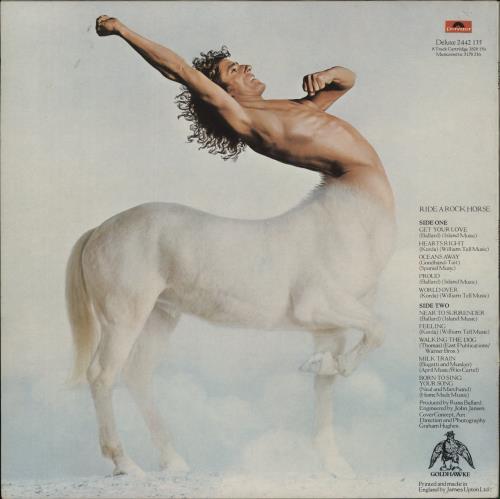 Roger Daltrey Ride A Rock Horse - gold stamped vinyl LP album (LP record) UK RGDLPRI874585