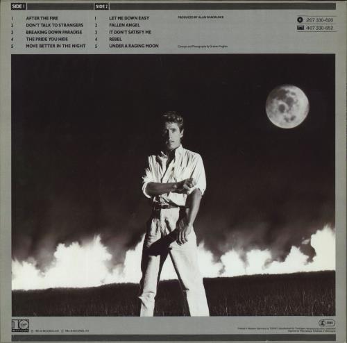 Roger Daltrey Under A Raging Moon vinyl LP album (LP record) UK RGDLPUN803864