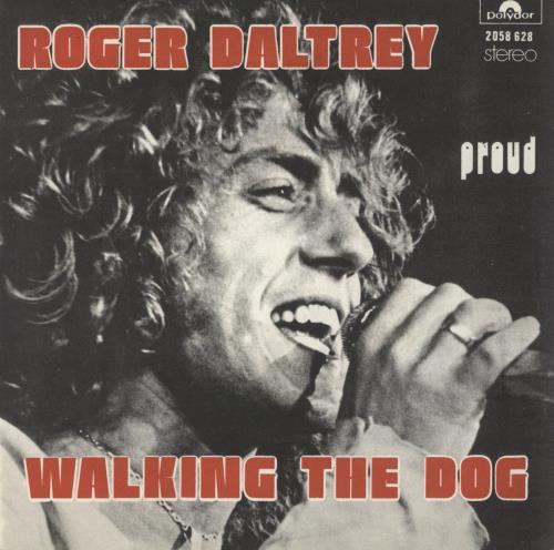 Roger Daltrey Walking The Dog 7" vinyl single (7 inch record / 45) Belgian RGD07WA874407