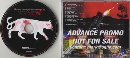 Roger Joseph Manning. Jr Catnip Dynamite CD album (CDLP) US RGJCDCA474277