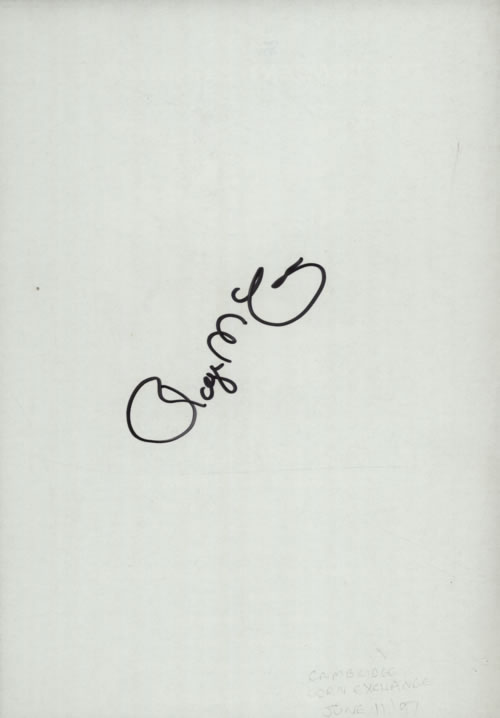 Roger McGuinn Live From Mars - Autographed Flyer memorabilia UK MCGMMLI604288