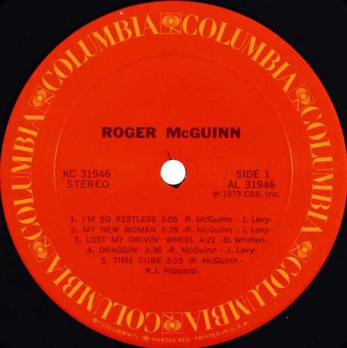 Roger McGuinn Roger McGuinn + Insert vinyl LP album (LP record) US MCGLPRO228336