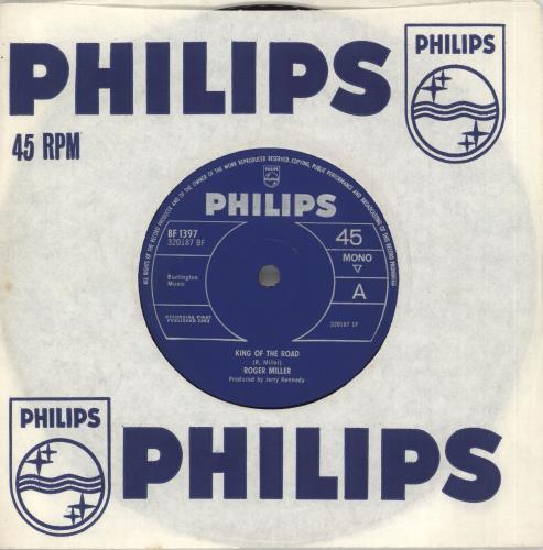 Roger Miller (Country) King Of The Road - Solid 7" vinyl single (7 inch record / 45) UK RBZ07KI420178