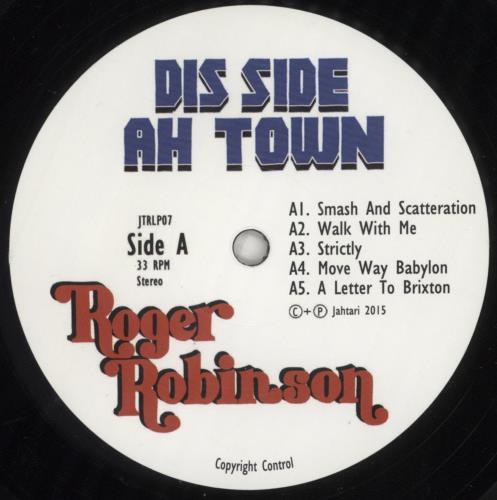 Roger Robinson Dis Side Ah Town vinyl LP album (LP record) German 8VKLPDI854647