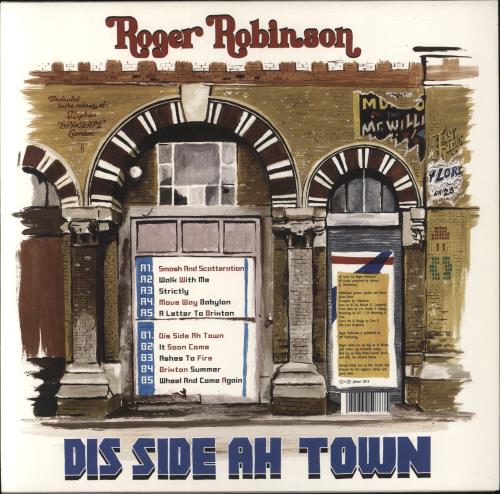 Roger Robinson Dis Side Ah Town vinyl LP album (LP record) German 8VKLPDI854647