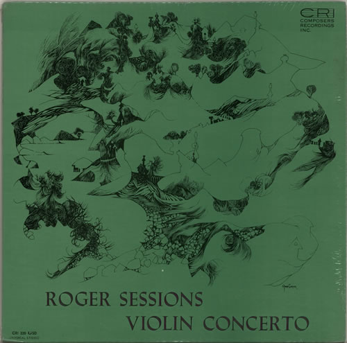 Roger Sessions Violin Concerto vinyl LP album (LP record) US XOHLPVI630793