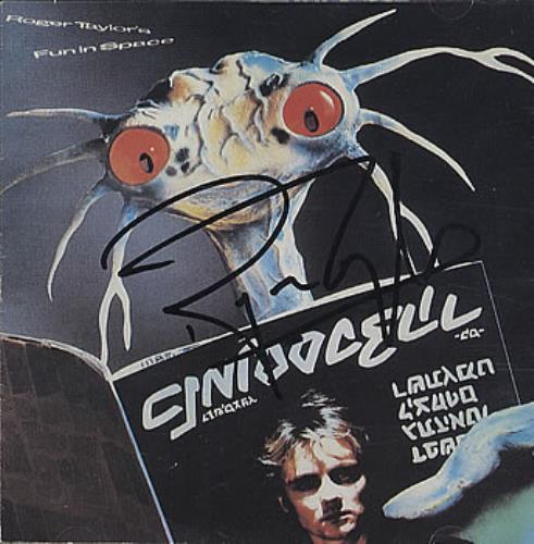 Roger Taylor Fun In Space - Autographed CD album (CDLP) UK ROGCDFU385595