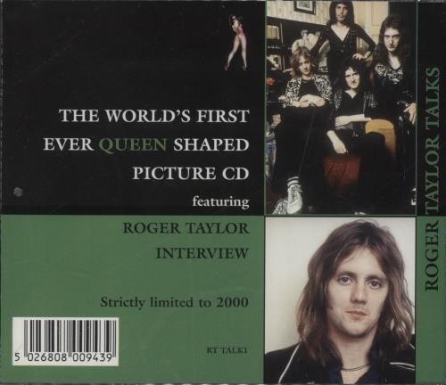 Roger Taylor Roger Taylor Talks - Interview Shaped CD CD album (CDLP) UK ROGCDRO75091