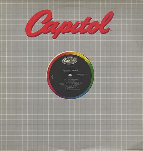 Roger Taylor Strange Frontier 12" vinyl single (12 inch record / Maxi-single) US ROG12ST25070