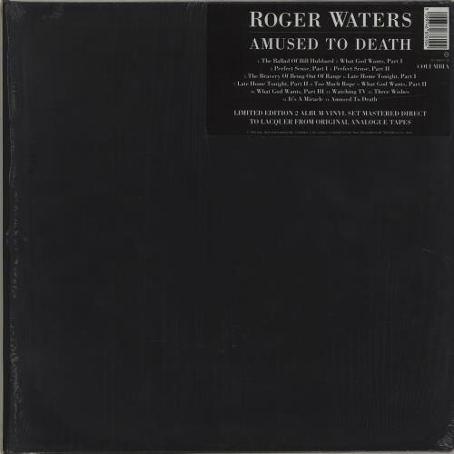 Roger Waters Amused To Death - shrink 2-LP vinyl record set (Double LP Album) Dutch RWA2LAM173142