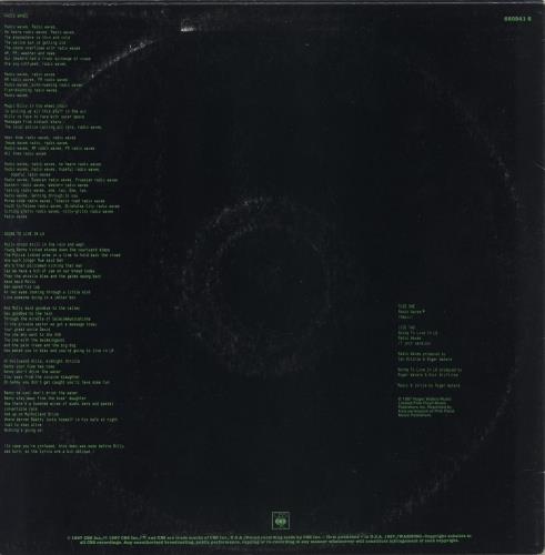 Roger Waters Radio Waves 12" vinyl single (12 inch record / Maxi-single) Australian RWA12RA871913