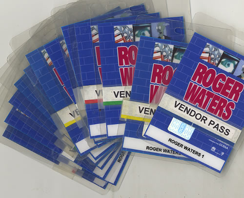 Roger Waters The Wall Live - 14 Passes tour pass UK RWATPTH612908