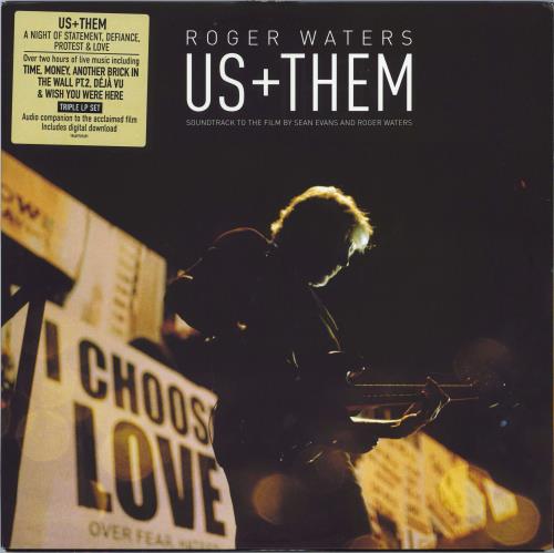 Roger Waters Us + Them 3-LP vinyl record set (Triple LP Album) UK RWA3LUS771113
