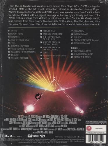 Roger Waters Us + Them DVD UK RWADDUS821312