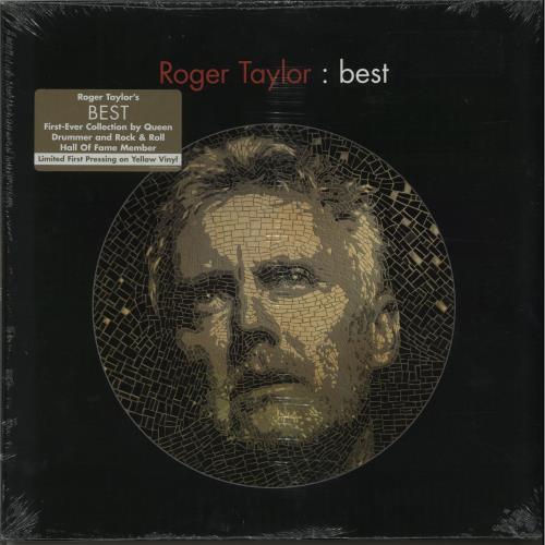 Roger Taylor Best Yellow Vinyl Sealed US 2LP vinyl record set (Double LP Album) (647300)