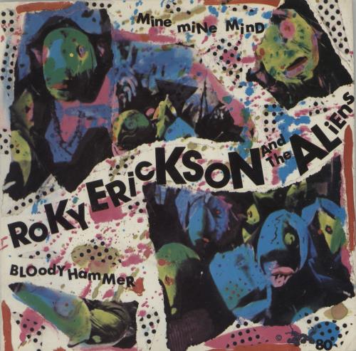 Roky Erickson Mine Mine Mind 7" vinyl single (7 inch record / 45) UK ROK07MI106868