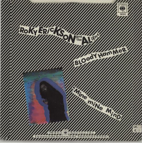 Roky Erickson Mine Mine Mind 7" vinyl single (7 inch record / 45) UK ROK07MI106868