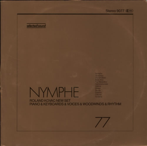 Roland Kovac Nymphe vinyl LP album (LP record) German RZULPNY612803