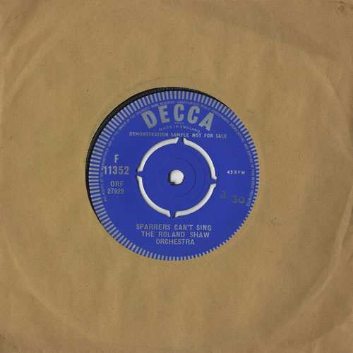 Roland Shaw Sparrers Can't Sing 7" vinyl single (7 inch record / 45) UK RC707SP474651