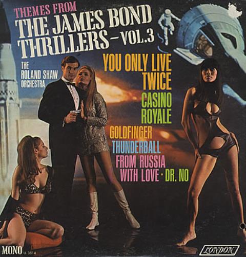 Roland Shaw Themes From The James Bond Thrillers - Vol.3 vinyl LP album (LP record) US RC7LPTH376147