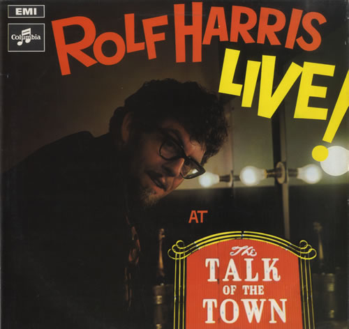Rolf Harris Live At the Talk Of The Town - Stereo vinyl LP album (LP record) UK RLFLPLI521704