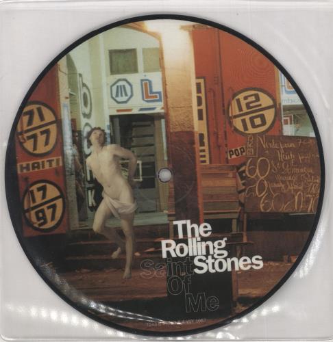 Rolling Stones Saint Of Me - Number 4 7" vinyl picture disc 7 inch picture disc single UK ROL7PSA744172