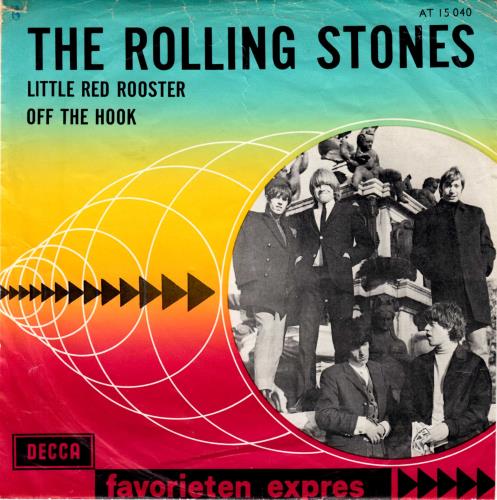 Rolling Stones Little Red Rooster + blue yellow red P/S 7" vinyl single (7 inch record / 45) Dutch ROL07LI790148