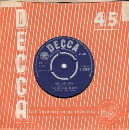 Rolling Stones The Last Time - 1st 7" vinyl single (7 inch record) UK ROL07TH64409