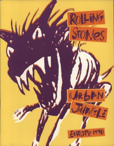 Rolling Stones Urban Jungle: Europe 1990 tour programme UK ROLTRUR150269