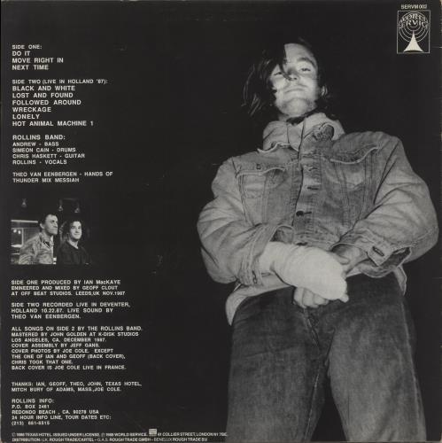 Rollins Band Do It - VG vinyl LP album (LP record) UK RLNLPDO862674