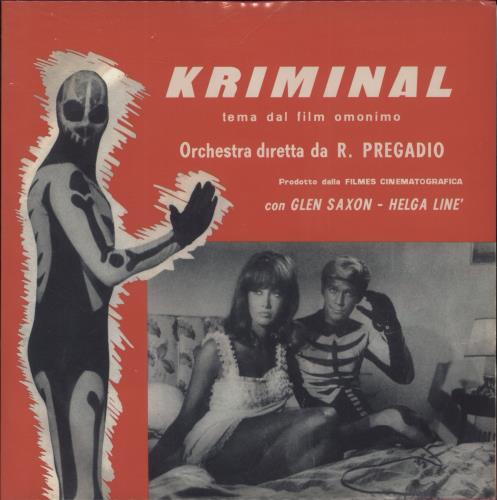 Romano Mussolini Kriminal / Il Cobra 7" vinyl single (7 inch record / 45) Italian -QN07KR888252