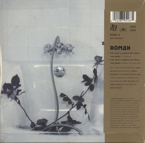 Roman You Can't Always Get What You Want 7" vinyl single (7 inch record / 45) UK RZN07YO514737