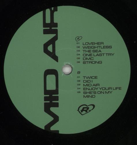 Romy Mid Air - Autographed vinyl LP album (LP record) UK 7QNLPMI878799