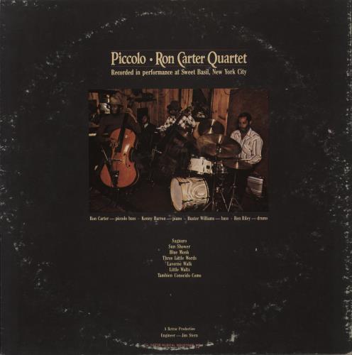Ron Carter Piccolo 2-LP vinyl record set (Double LP Album) Japanese R/C2LPI515477