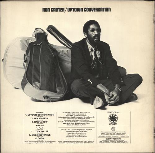 Ron Carter Uptown Conversation vinyl LP album (LP record) US R/CLPUP719696