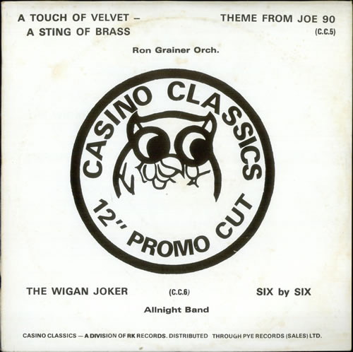 Ron Grainer Casino Classics 12" Promo Cut - Peach Vinyl 12" vinyl single (12 inch record / Maxi-single) UK R-G12CA524903