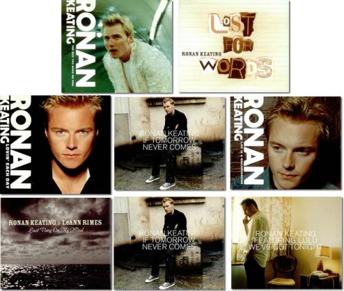 Ronan Keating Collection Of 9 Promotional CD Singles CD single (CD5 / 5") UK RNKC5CO417682