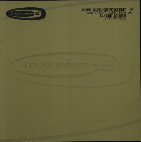 Roni Size Reprazent Watching Windows (DJ Die Mixes) 12" vinyl single (12 inch record / Maxi-single) UK RSZ12WA787233