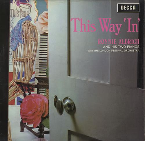 Ronnie Aldrich This Way 'In' vinyl LP album (LP record) UK R~ALPTH385402