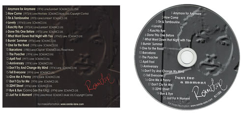 Ronnie Lane Just For A Moment CD album (CDLP) US RNLCDJU408637