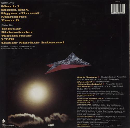 Ronnie Montrose The Speed Of Sound vinyl LP album (LP record) UK RNTLPTH760314