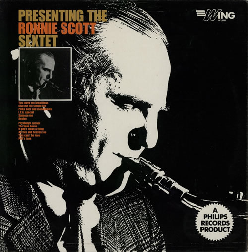 Ronnie Scott Presenting The Ronnie Scott Sextet vinyl LP album (LP record) UK RB1LPPR586361