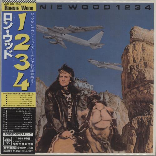 Ronnie Wood 1234 CD album (CDLP) Japanese RNWCD351245