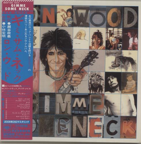 Ronnie Wood Gimme Some Neck CD album (CDLP) Japanese RNWCDGI351244
