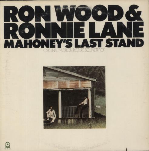 Ronnie Wood Mahoney's Last Stand vinyl LP album (LP record) US RNWLPMA881986